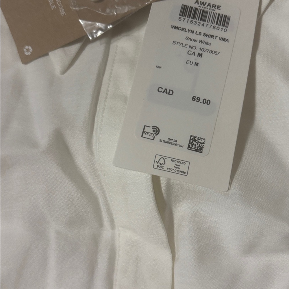 Cream Women's blouse - Picture 6 of 6